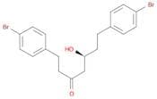 3-Heptanone, 1,7-bis(4-bromophenyl)-5-hydroxy-, (S)-