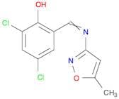 Phenol, 2,4-dichloro-6-[[(5-methyl-3-isoxazolyl)imino]methyl]-