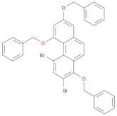 Phenanthrene, 2,4-dibromo-1,5,7-tris(phenylmethoxy)-