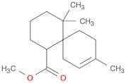 Spiro[5.5]undec-8-ene-1-carboxylic acid, 5,5,9-trimethyl-, methyl ester