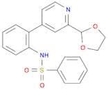 Benzenesulfonamide, N-[2-[2-(1,3-dioxolan-2-yl)-4-pyridinyl]phenyl]-