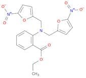 Benzoic acid, 2-[bis[(5-nitro-2-furanyl)methyl]amino]-, ethyl ester