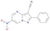 Pyrazolo[1,5-a]pyrimidine-3-carbonitrile, 6-nitro-2-phenyl-