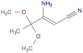 2-Pentenenitrile, 3-amino-4,4-dimethoxy-, (Z)-