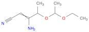 2-Pentenenitrile, 3-amino-4-(1-ethoxyethoxy)-