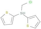Silane, (chloromethyl)di-2-thienyl-