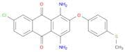 1,4-Diamino-7-chloro-2-(4-(methylthio)phenoxy)anthracene-9,10-dione