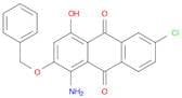 1-Amino-2-(benzyloxy)-6-chloro-4-hydroxyanthracene-9,10-dione