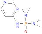 P,P-BIS(1-AZIRIDINYL)-N-PYRIMIDIN-4-YLPHOSPHINIC AMIDE