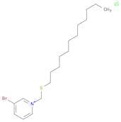 Pyridinium, 3-bromo-1-[(dodecylthio)methyl]-, chloride
