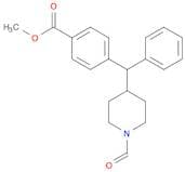 Benzoic acid, 4-[(1-formyl-4-piperidinyl)phenylmethyl]-, methyl ester