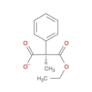 Propanedioic acid, methylphenyl-, monoethyl ester, (R)-