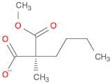 Propanedioic acid, butylmethyl-, monomethyl ester, (S)-