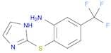 Benzenamine, 2-(1H-imidazol-2-ylthio)-5-(trifluoromethyl)-