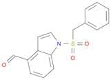 1-(Benzylsulfonyl)-1H-indole-4-carbaldehyde