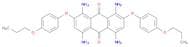 1,4,5,8-Tetraamino-2,7-bis(4-propoxyphenoxy)anthracene-9,10-dione