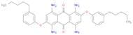 9,10-Anthracenedione, 1,4,5,8-tetraamino-2,6-bis(3-pentylphenoxy)-