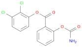 Benzoic acid, 2-[(aminocarbonyl)oxy]-, 2,3-dichlorophenyl ester