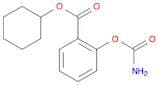 Benzoic acid, 2-[(aminocarbonyl)oxy]-, cyclohexyl ester