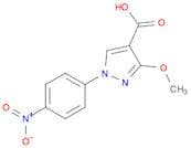 1H-Pyrazole-4-carboxylic acid, 3-methoxy-1-(4-nitrophenyl)-