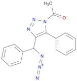 1H-1,2,3-Triazole, 1-acetyl-4-(azidophenylmethyl)-5-phenyl-