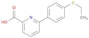 2-Pyridinecarboxylicacid, 6-[4-(ethylthio)phenyl]-