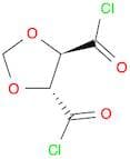 1,3-Dioxolane-4,5-dicarbonyl dichloride, (4R-trans)- (9CI)