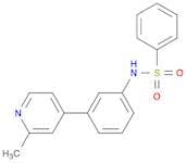 Benzenesulfonamide, N-[3-(2-methyl-4-pyridinyl)phenyl]-