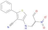 3-Thiophenecarbonitrile, 4-[(2-nitro-3-oxo-1-propenyl)amino]-2-phenyl-