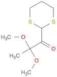 1-Propanone, 1-(1,3-dithian-2-yl)-2,2-dimethoxy-