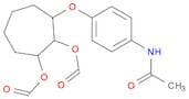 Acetamide, N-[4-[[2,3-bis(formyloxy)cycloheptyl]oxy]phenyl]-