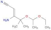 2-Pentenenitrile, 3-amino-4-(1-ethoxyethoxy)-4-methyl-, (Z)-