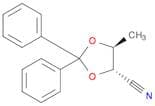 1,3-Dioxolane-4-carbonitrile, 5-methyl-2,2-diphenyl-, trans-