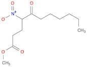 Undecanoic acid, 4-nitro-5-oxo-, methyl ester