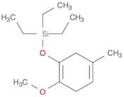 Silane, triethyl[(2-methoxy-5-methyl-1,4-cyclohexadien-1-yl)oxy]-