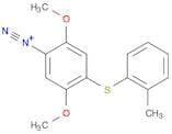 Benzenediazonium, 2,5-dimethoxy-4-[(methylphenyl)thio]-