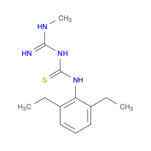 Thiourea, N-(2,6-diethylphenyl)-N'-[imino(methylamino)methyl]-