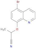 Propanenitrile, 2-[(5-bromo-8-quinolinyl)oxy]-