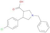1-benzyl-4-(4-chlorophenyl)pyrrolidine-3-carboxylic acid