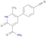 3-Pyridinecarboxamide, 5-(4-cyanophenyl)-1,2-dihydro-6-methyl-2-oxo-
