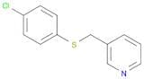 Pyridine, 3-[[(4-chlorophenyl)thio]methyl]-