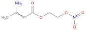 2-Butenoic acid, 3-amino-, 2-(nitrooxy)ethyl ester