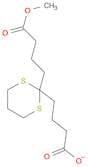1,3-Dithiane-2,2-dibutanoic acid, monomethyl ester
