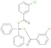 Stannane, bis[(3-chlorobenzoyl)thio]diphenyl-