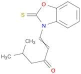 1-Hexen-3-one, 5-methyl-1-(2-thioxo-3(2H)-benzoxazolyl)-