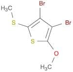 Thiophene, 3,4-dibromo-2-methoxy-5-(methylthio)-