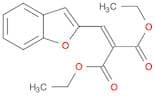 Propanedioic acid, (2-benzofuranylmethylene)-, diethyl ester