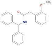 Benzeneacetamide, N-(diphenylmethyl)-2-methoxy-