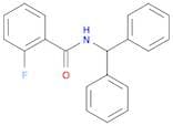 Benzamide, N-(diphenylmethyl)-2-fluoro-