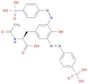 L-Tyrosine, N-acetyl-3,5-bis[(4-arsonophenyl)azo]-